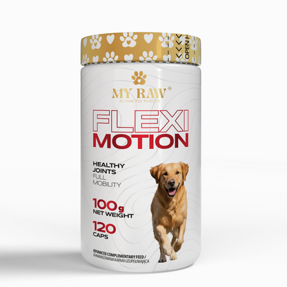 MyRaw Flexi Motion | Wsparcie stawów i mobilności psa (120 kaps.)